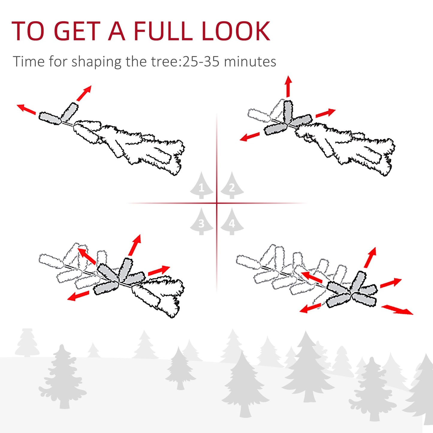 9 Feet Prelit Artificial Snow Flocked Pencil Christmas Tree