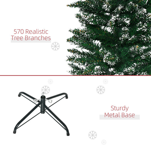 6FT Artificial Snow Dipped Christmas Tree
