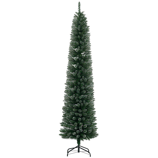 7.5FT Artificial Snow Dipped Christmas Tree