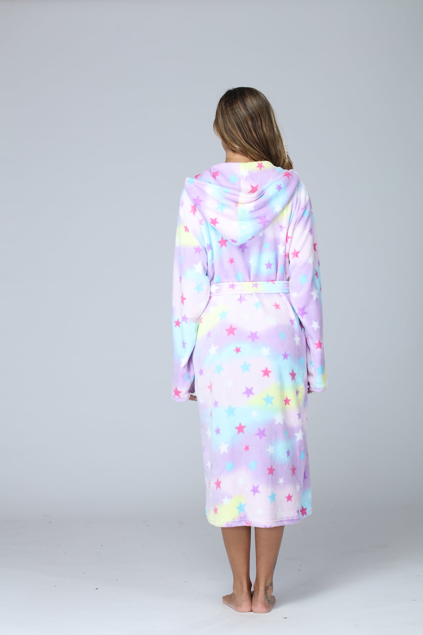 RONGTAI Womens Long Robes Plush Fleece Nightgown