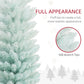 7' PVC Slim Pencil Artificial Christmas Tree 500 Branch Tips