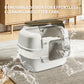 Extra Large Cat Ear Fully Enclosed Cat Litter Box