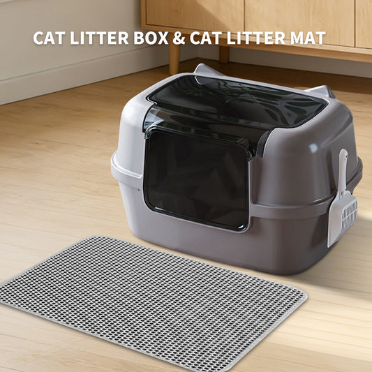 Extra Large Cat Ear Fully Enclosed Cat Litter Box