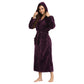 RONGTAI Womens Long Robes Plush Fleece Nightgown