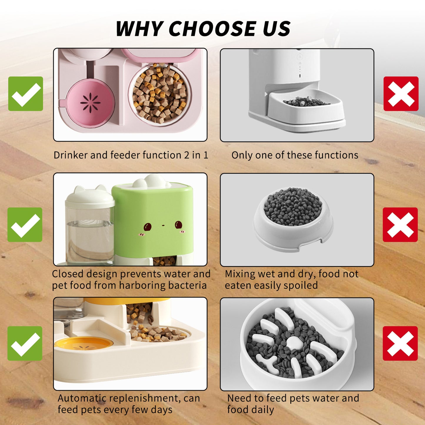 Super Cute Pink Cartoon Shaped Pet Feeding And Drinking Device