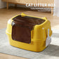 Extra Large Cat Ear Fully Enclosed Cat Litter Box