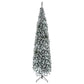 9ft Flocked Christmas Tree, Pencil Christmas Tree