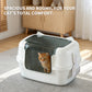 Extra Large Cat Ear Fully Enclosed Cat Litter Box