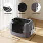 Extra Large Cat Ear Fully Enclosed Cat Litter Box