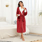 RONGTAI Womens Bathrobe Ladies Fleece Plush