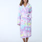 RONGTAI Womens Long Robes Plush Fleece Nightgown
