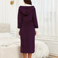 RONGTAI Womens Long Robes Plush Fleece Nightgown