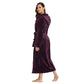 RONGTAI Womens Long Robes Plush Fleece Nightgown