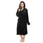 RONGTAI Womens Long Robes Plush Fleece Nightgown