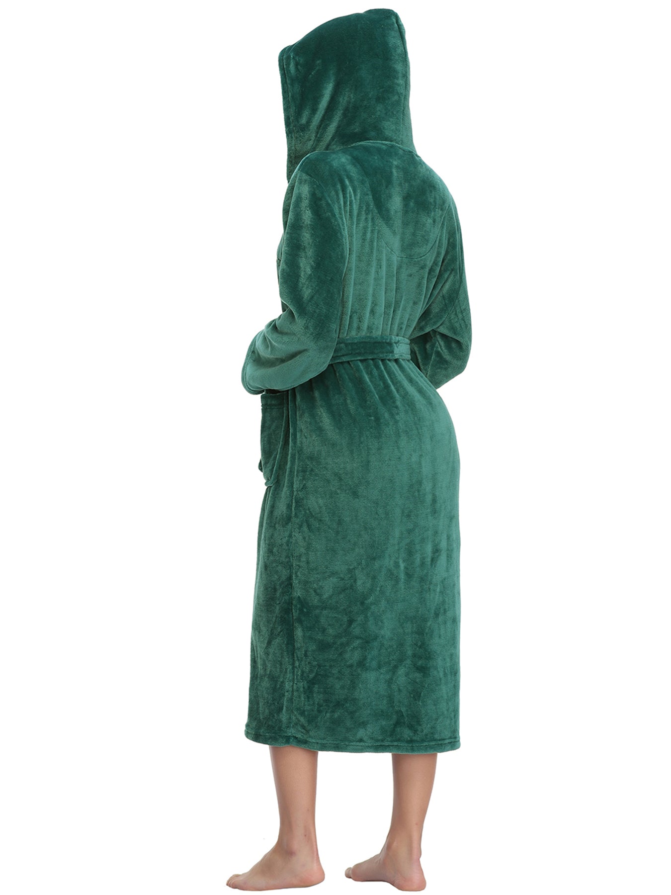 RONGTAI Womens Long Robes Plush Fleece Nightgown