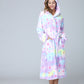 RONGTAI Womens Long Robes Plush Fleece Nightgown