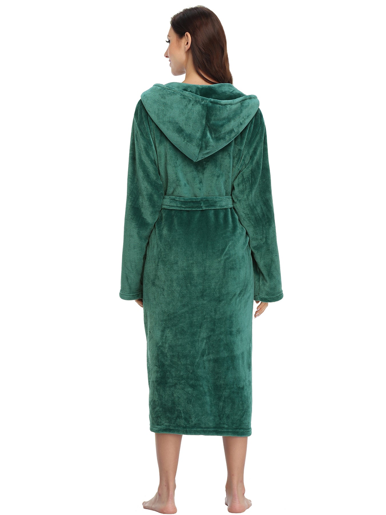 RONGTAI Womens Long Robes Plush Fleece Nightgown