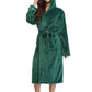 RONGTAI Womens Long Robes Plush Fleece Nightgown