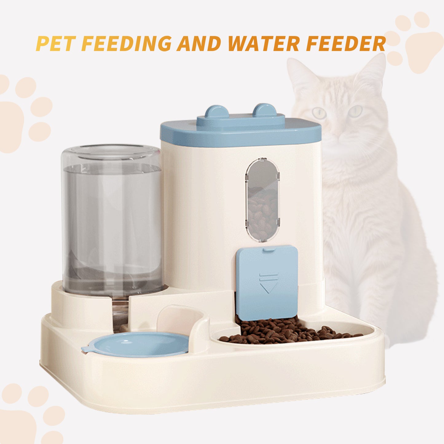 Fully Automatic 2in1 Cat Food Dispenser