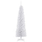 6 FT Christmas Tree Classic Tree Holiday Indoor Decoration, With Stable Plastic Base, White