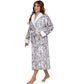 RONGTAI Womens Long Robes Plush Fleece Nightgown